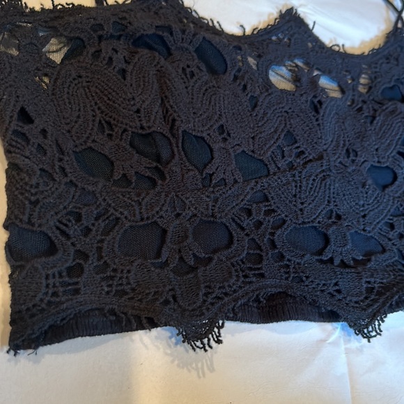 FREE PEOPLE Athena Bralette in Black Size Large - Picture 13 of 13